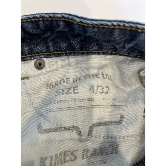 Kimes Ranch Betty Jeans Women Tag 4/32 Mid Rise Straight Leg Bootcut Dark Blue - Picture 4 of 8